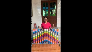 Puzzle sort ball level medium smooth colors with color matching