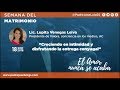 Sexualidad para los matrimonios según el plan de Dios por Lupita Venegas