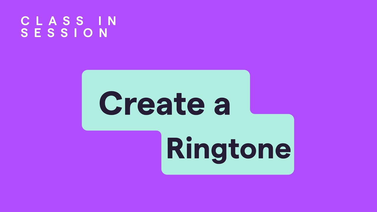 Make Your Own Custom Ringtone in Soundtrap!