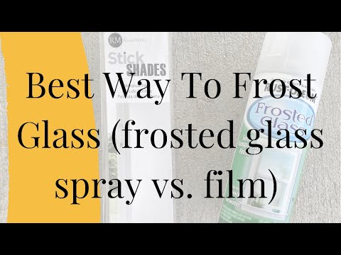 Video: Frosted Film (28 Foto's): Transparant Gematteerd Op Vensterglas En Zelfklevend Wit Doorschijnend, Andere Soorten. Wat Is Het Verschil Met Glanzende Film?