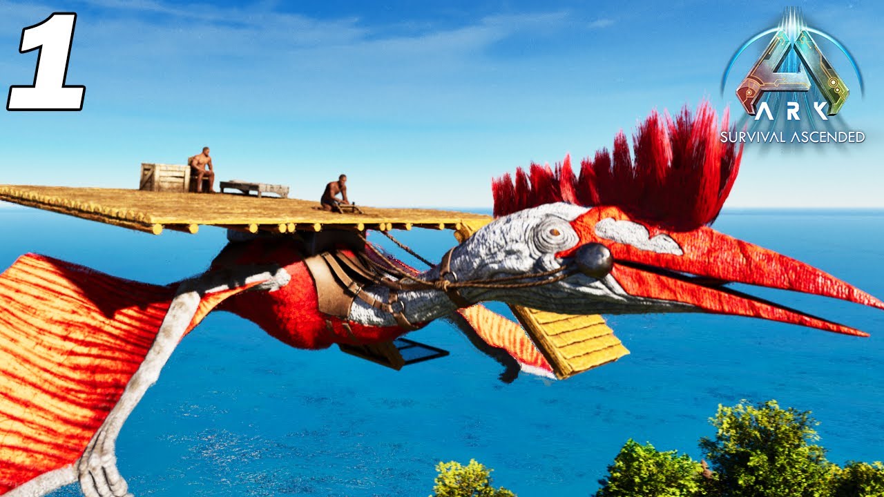 Survivre seulement sur un Quetzal sur Ark ! Ark Ascended 1