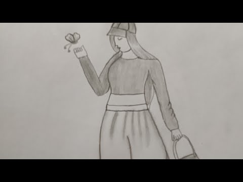 how to draw a fashion girl beautiful