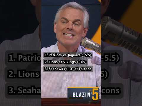 Colin's Week 7 Blazin' 5 🔥 #NFL #jets #rams #seahawks