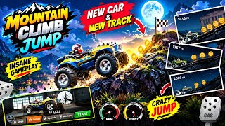 NEW CAR + NEW TRACK! | Mountain Climb Jump Gameplay | Hill Climb Racing screenshot 2