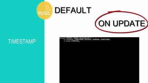 Tipo de Dato TIMESTAMP | MySQL Developer