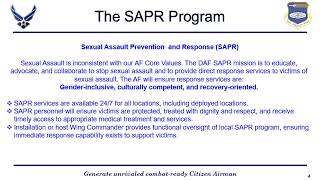 SAPR Talking Points #1 pptx
