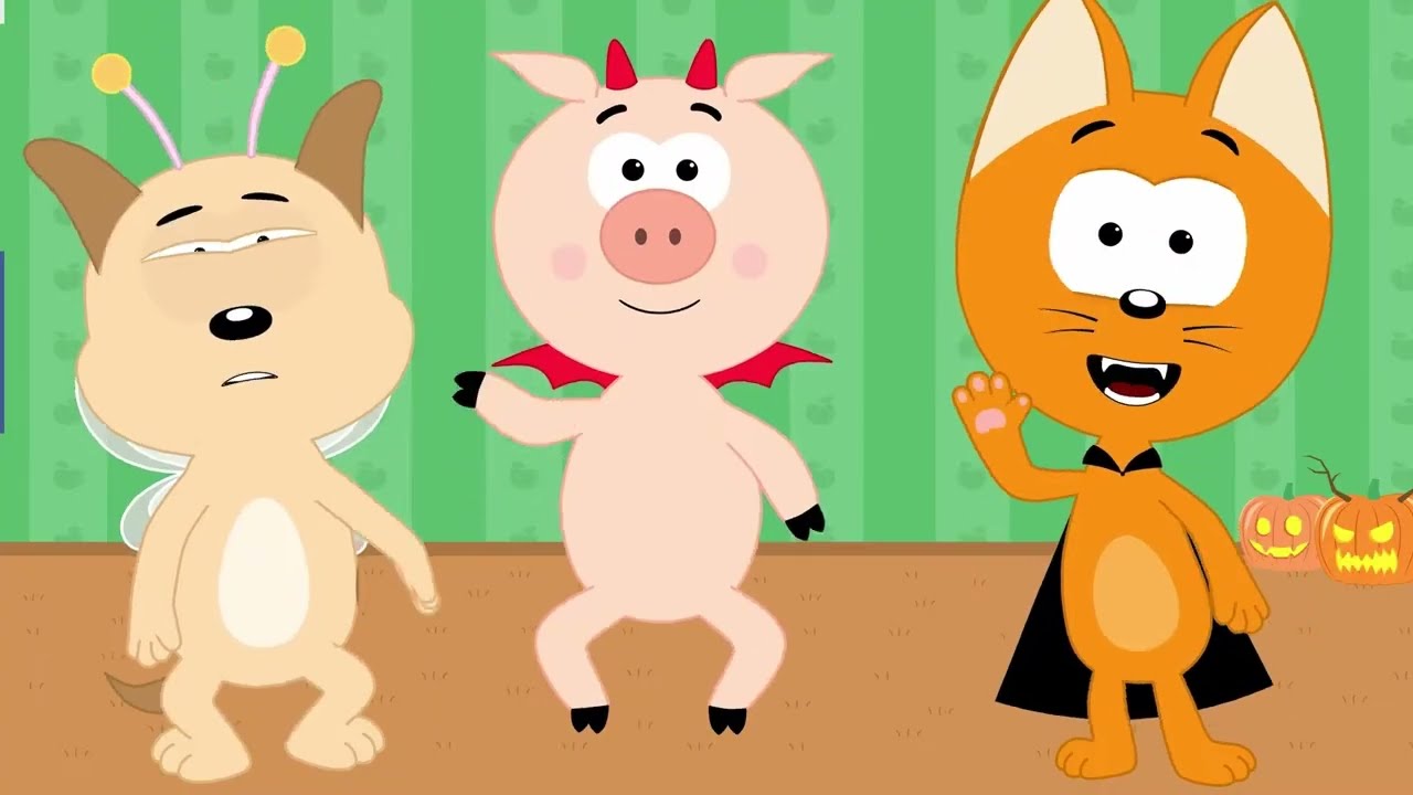 Мультики с песенками - Котэ и друзья! | Классные обучающие мультики для малышей