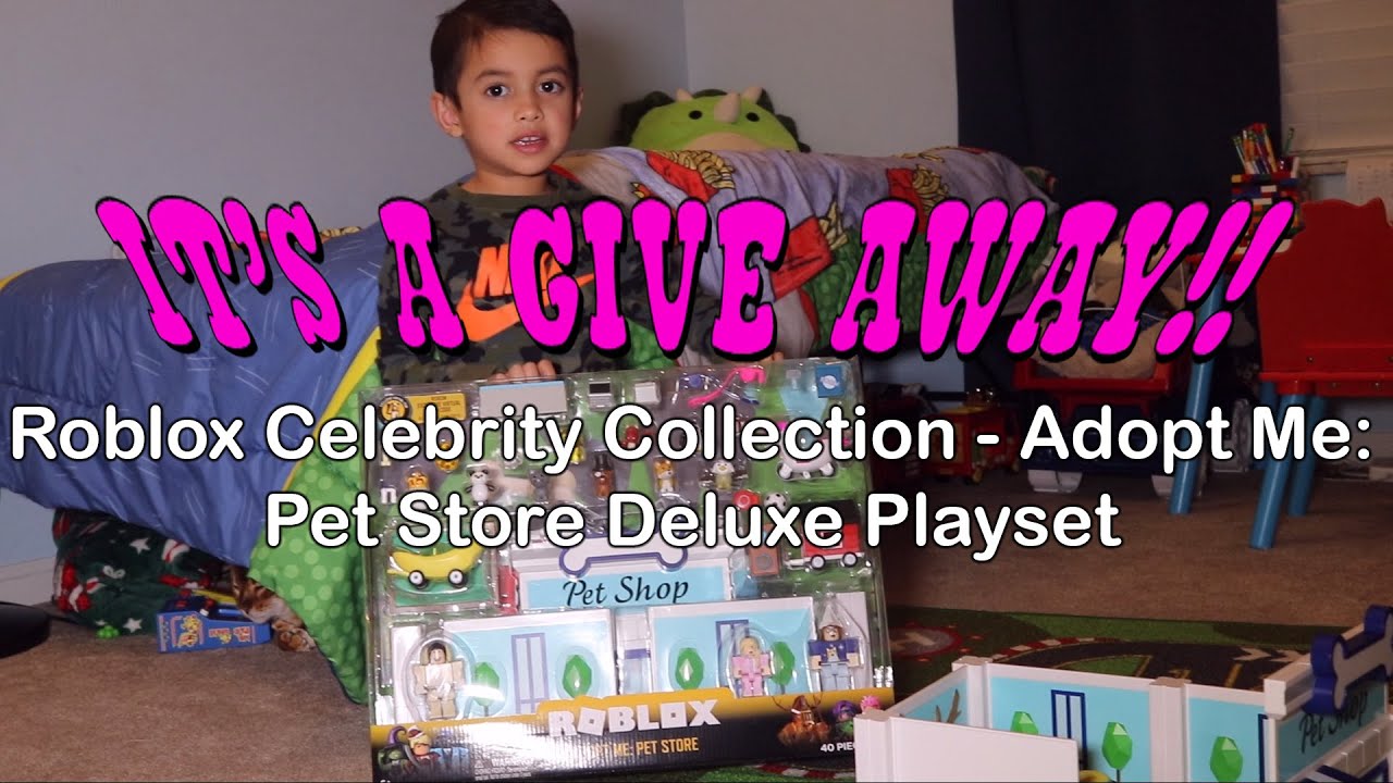 Roblox Celebrity Collection - Adopt Me: Pet Store Deluxe Playset [Includes  Exclusive Virtual Item] 