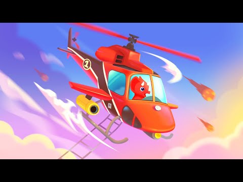 Dinosaur Helicopter - para crianças
