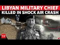 VIDEO: Moment Libyan Army Chief's Aircraft Lost Control & Crashed In Turkey | WATCH