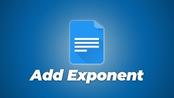 How To add Exponents in Google Docs