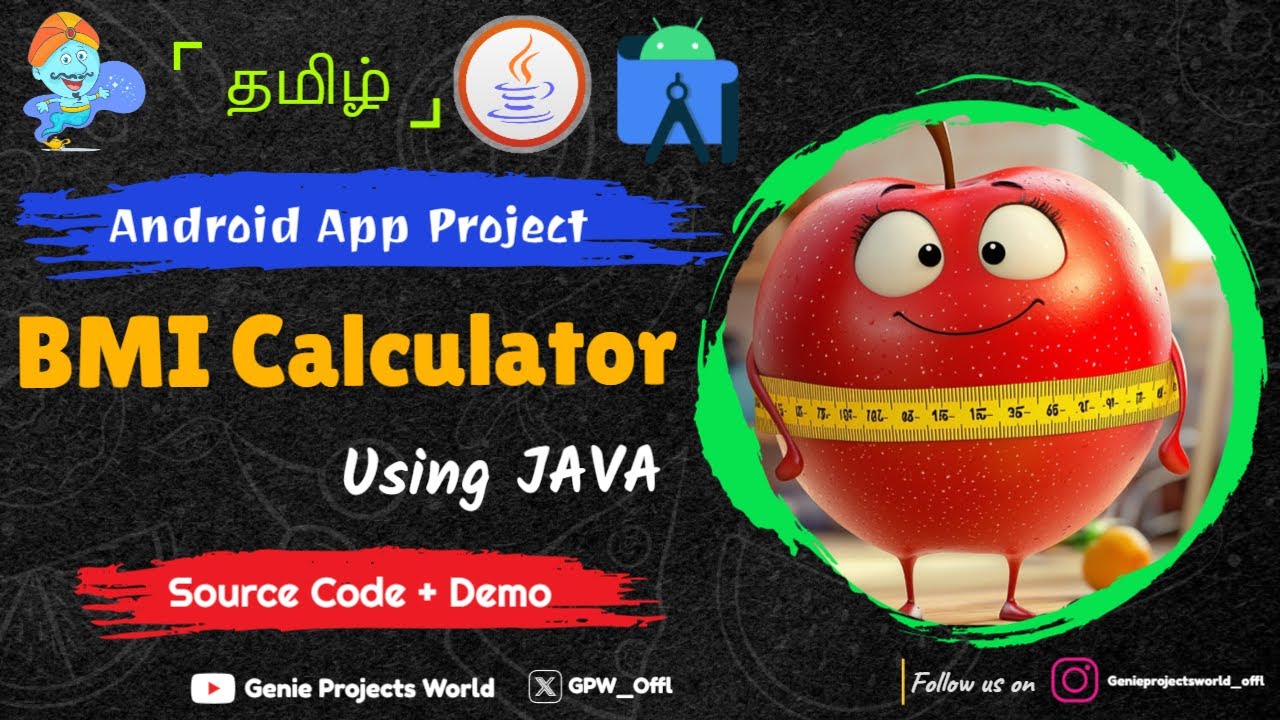 BMI Calculator Android Project | Final Year Student App with Source Code (Offline BMI Coach Demo)