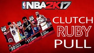 CLUTCH RUBY PULL | 80K PACK OPENING | NBA 2K17 MYTEAM