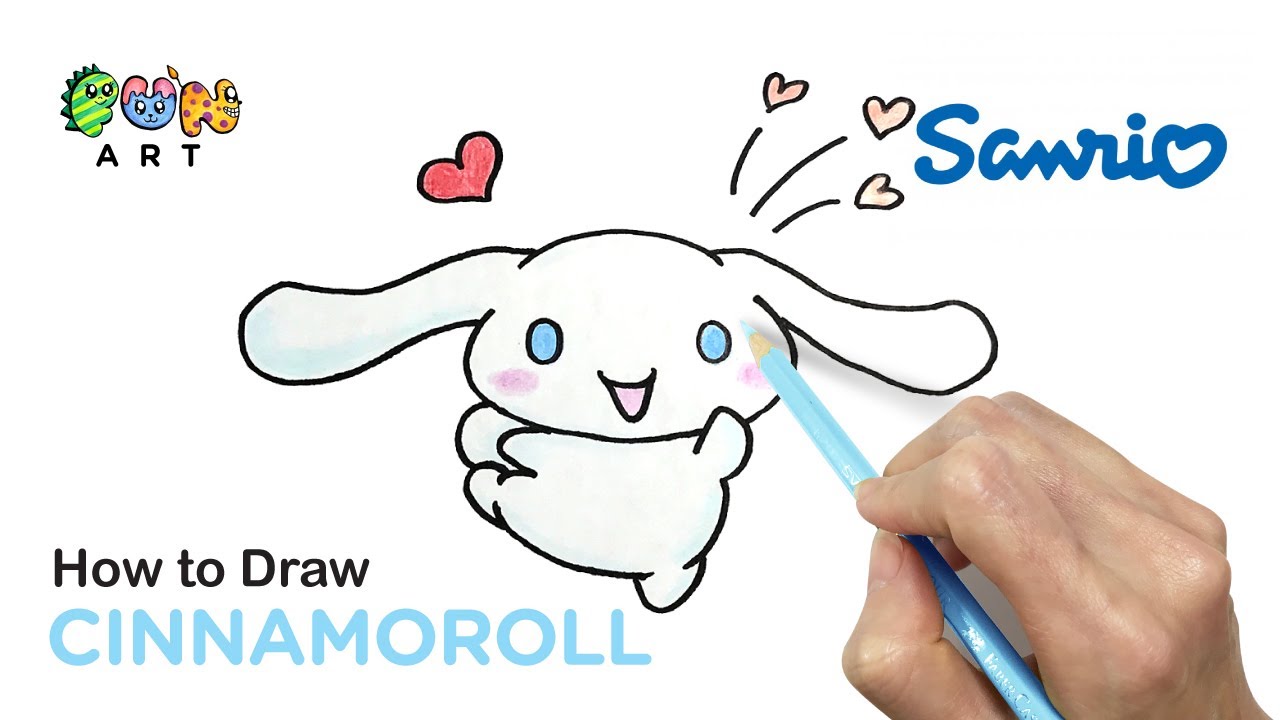 How to Draw Cinnamoroll Easy from Sanrio 