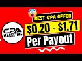 CPA Marketing Bangla Tutorial 2025 ।। Earn $0 20 to $1 71 on Per CPA Offers
