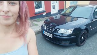 Saab 9-3 handbrake handle broke part 1 - mystery spring