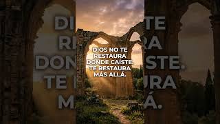 Dios no te restaura donde caíste. Te restaura más allá.