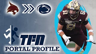 Scouting New Penn State C Brock Riker, Texas State Transfer | TFN PORTAL PROFILE