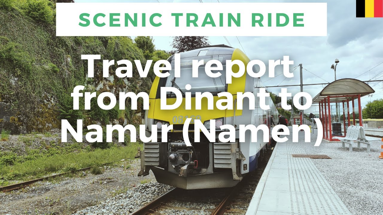 Travel report, from Dinant to Namur (Namen) in Belgium. Scenic route along the river Maas