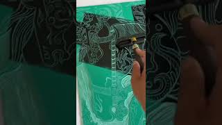 Coloring black ink text on an image #youtubeshorts #automobile #trending