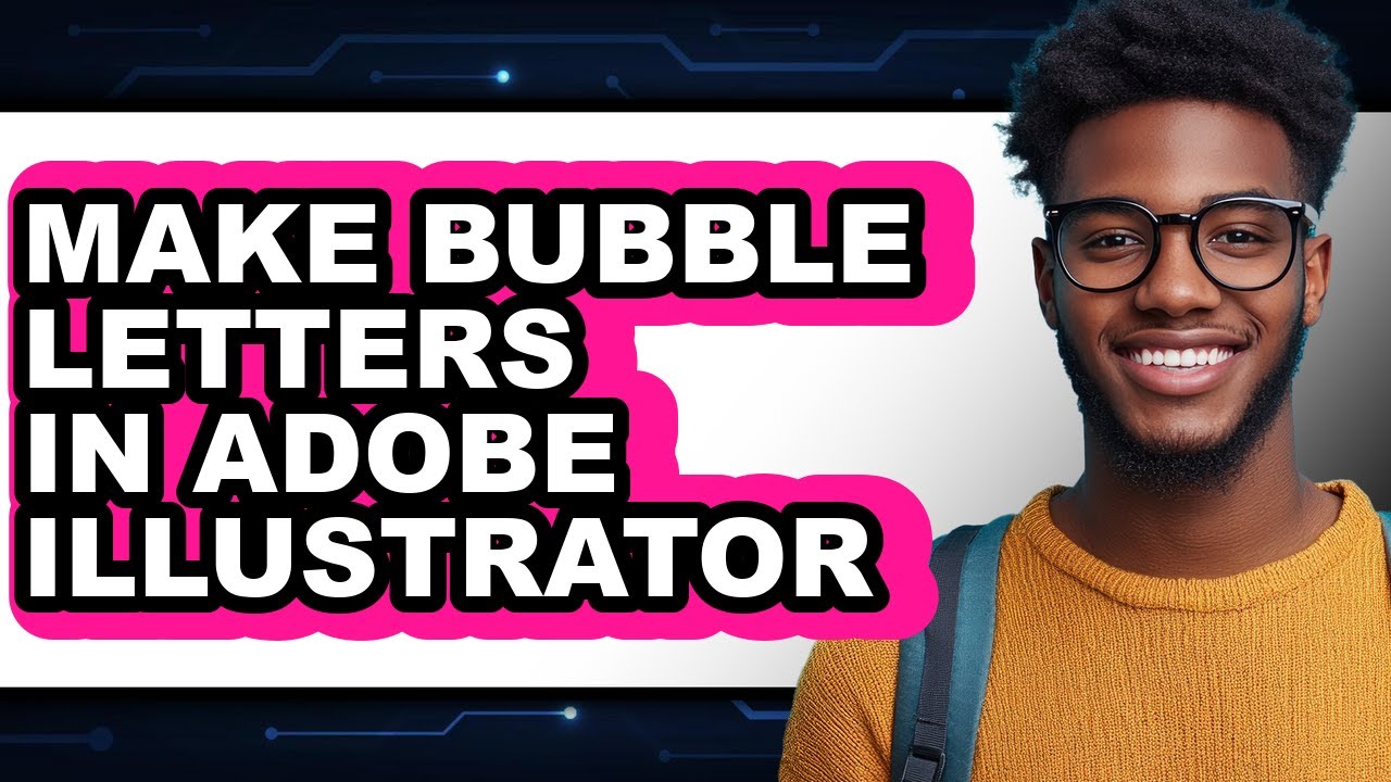 How to Make Bubble Letters in Adobe Illustrator (Easy Method) - YouTube
