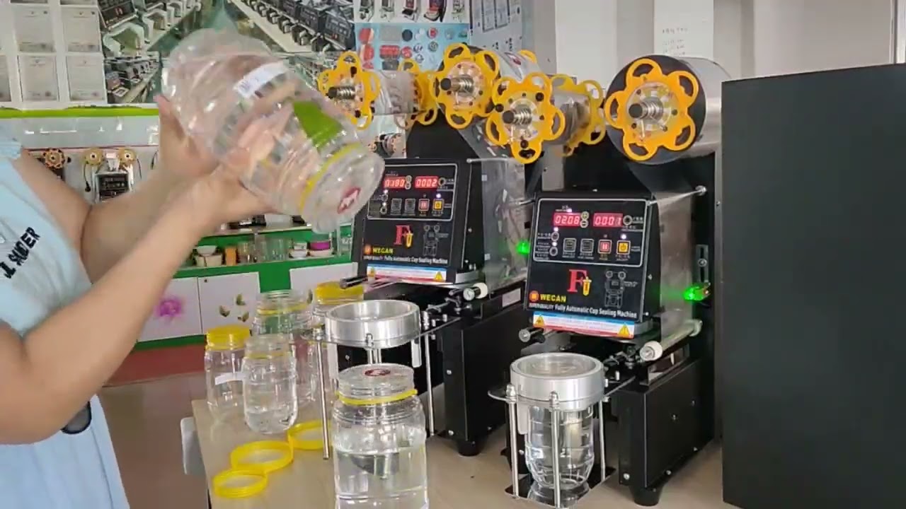 Automatic jar sealing machine