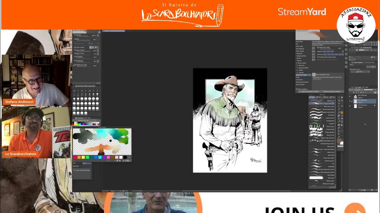 DISEGNANDO CON STEFANO ANDREUCCI