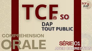 TCF DAP & Tout Public – Compréhension Orale Série 01 (Questions Officielles) https://tcfmentor.com/ screenshot 1