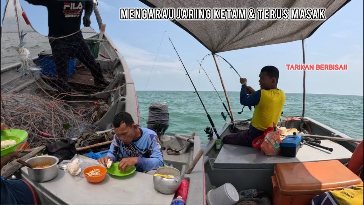 MENGARAU JARING KETAM MEMANCING .. TARIKAN TERAKHIR SANGAT MEMUASKAN !!!