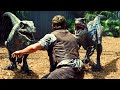 The best raptor scenes of jurassic world blue   4k  dinosaur movie