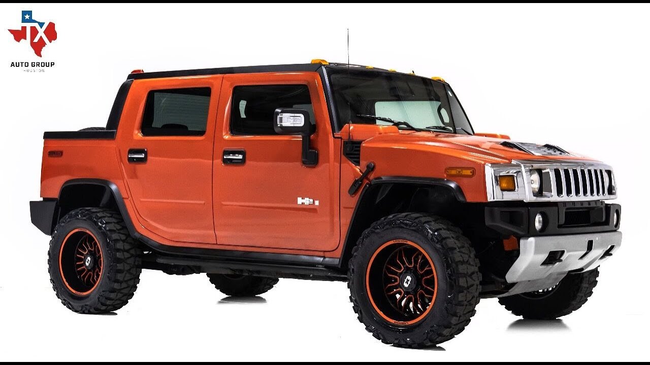 2008 Hummer H2 SUT Luxury 4X4 Crew Cab Pickup 393 Horsepower 6.2L V8