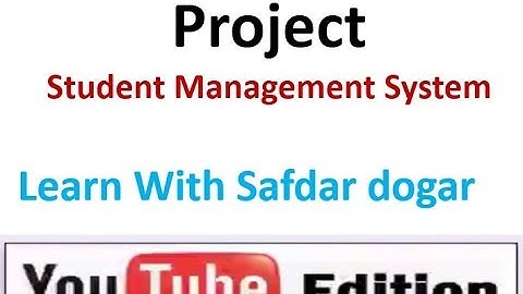Creating Professional Student Management System in Access 2016 Part 7 Urdu Hindi Tutorial