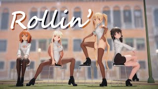 【艦これ】白露型でBrave Girls - Rollin'【4K】【Mmd】【カメラ配布/Camera Dl】