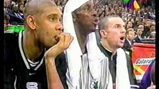 nba juego estrellas 2000 cuarto periodo. español tv azteca 3/3