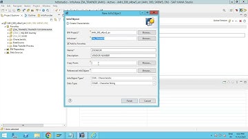 SAP-BW4HANA | How to Create Info Area & Info Objects |