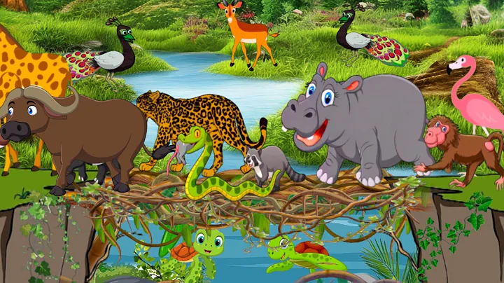 Wild Animal Names And Sounds For Kids To Learn| Animal Sounds Song For Kids| Animals Song For Babies