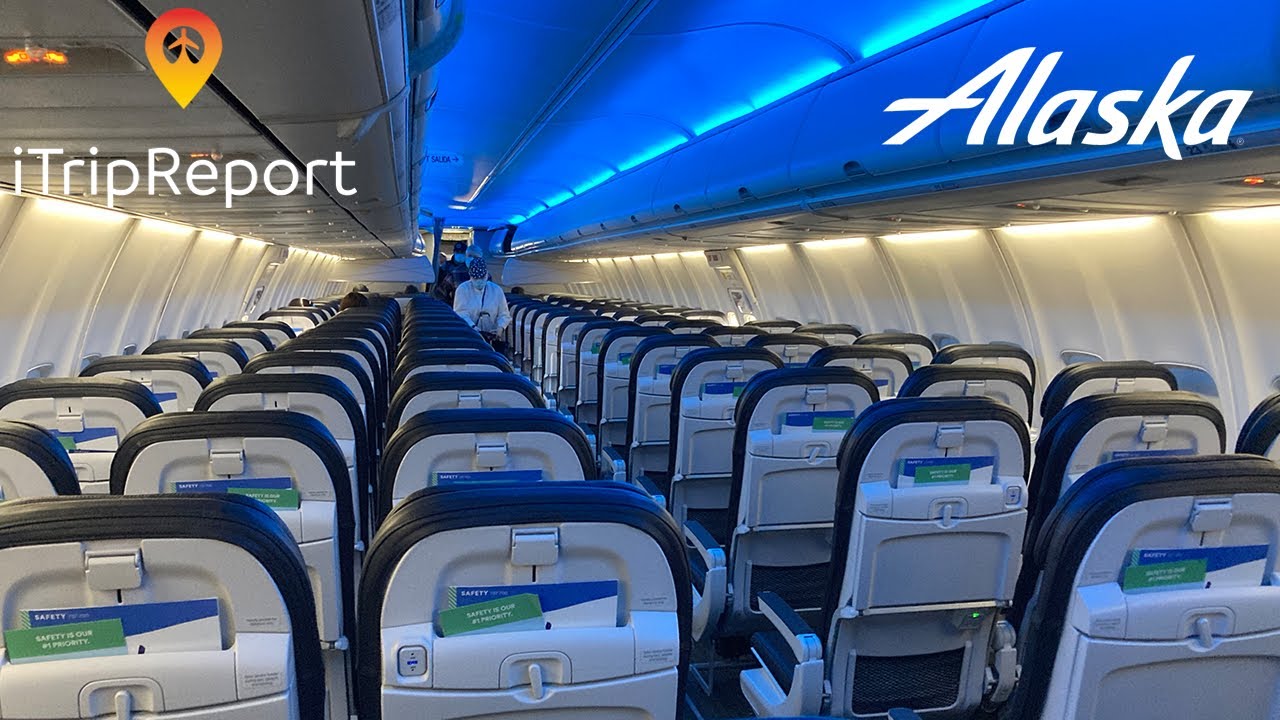 Alaska 737-700 Economy Class Trip Report - YouTube