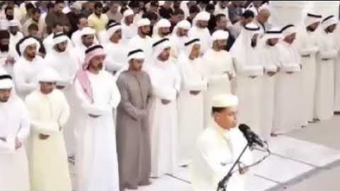 تلاوة رائعة للقارئ عبد العزيز سحيم بالامارات "صلاة العيد"