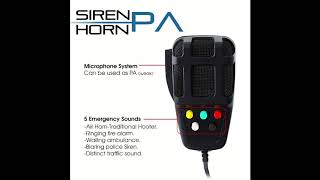 Genssi 5 Sound Wired Police Siren Quick Demo