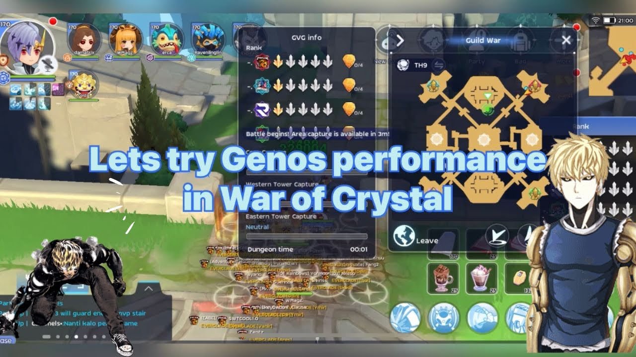 Ragnarok M | Genos Gameplay | Everglade War of Crystal x Noah x Rebel x ...