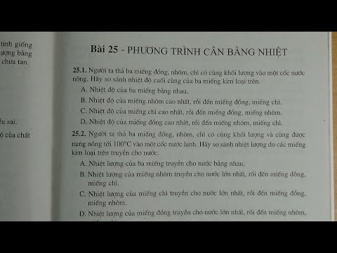 Video VẬT LÝ 8 - BÀI 25 PHƯƠNG TRÌNH CÂN BẰNG NHIỆT - SÁCH... - YouTube