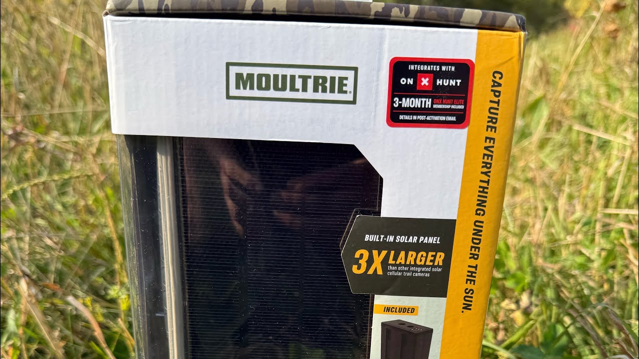 Открытие солнечного ящика Moultrie Edge