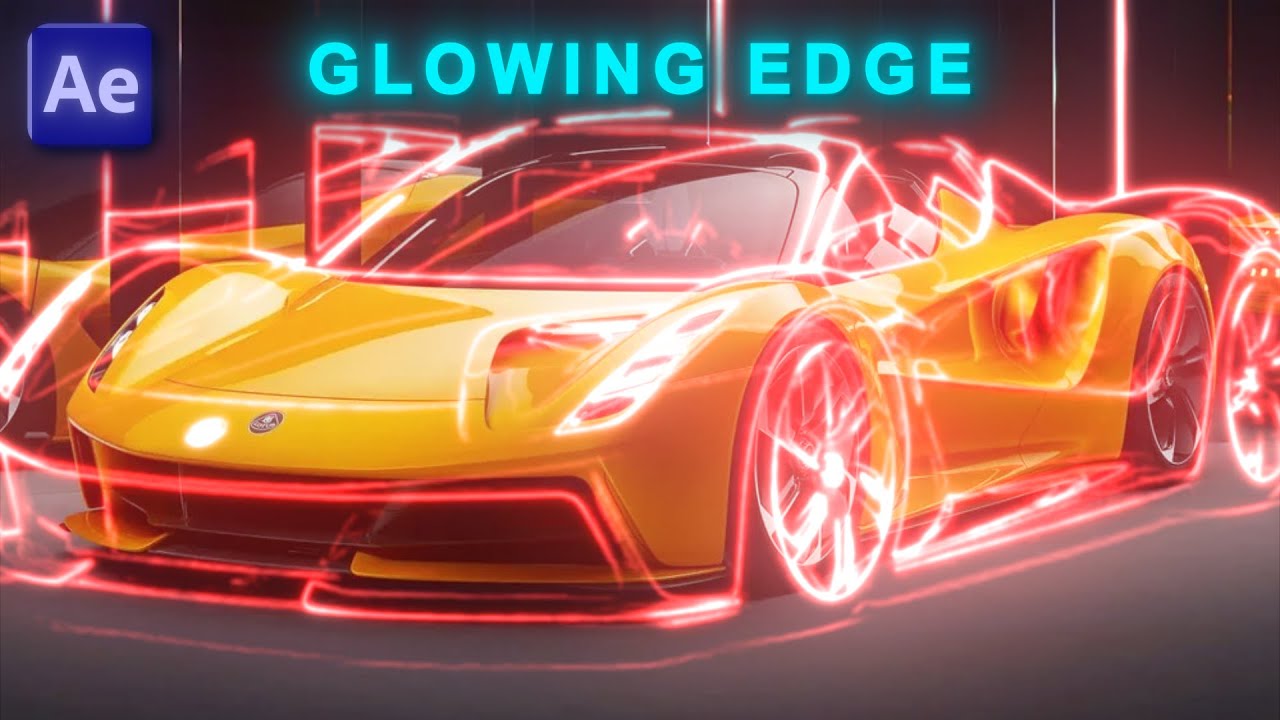 Glowing Outline in After Effects – Clean Edge Glow Tutorial - YouTube