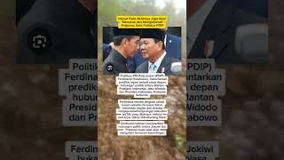 Hubungan Jokowi Dan Prabowo news prabowo jokowi shorts shorts viral fyp