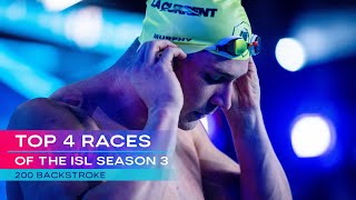 Best 4 - 200m Backstroke races | ISL SEASON 3