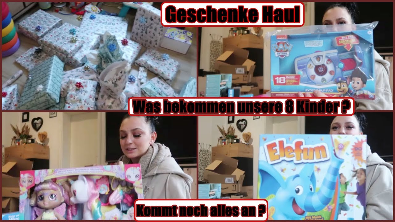 Weihnachtsgeschenke Für 8 Kinder | HAUL | Gemeinsam Einpacken | Kommt Noch Alles Rechtzeitig An ?|