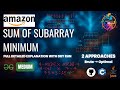 Sum of subarray minimum | GfG POTD | 09-07-2025 | GfG Problem of the day | GeeksforGeeks