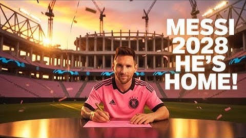 🔥Lionel Messi Signs New Deal with Inter Miami Till 2028 | He’s Home Forever!