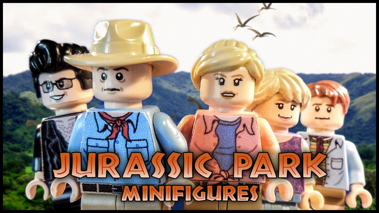 Lego® Jurassic Park™ Custom Minifigures I Showcase Jurassic World™ Youtube 