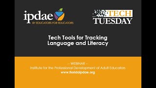 Tech Tools for Tracking Language and Literacy (Webinar)